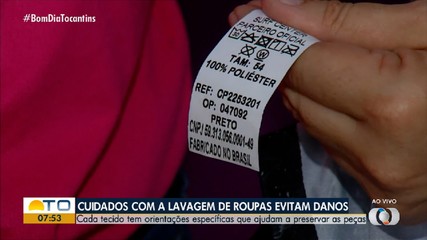 Entenda orientações de lavagem presentes na etiqueta de roupas