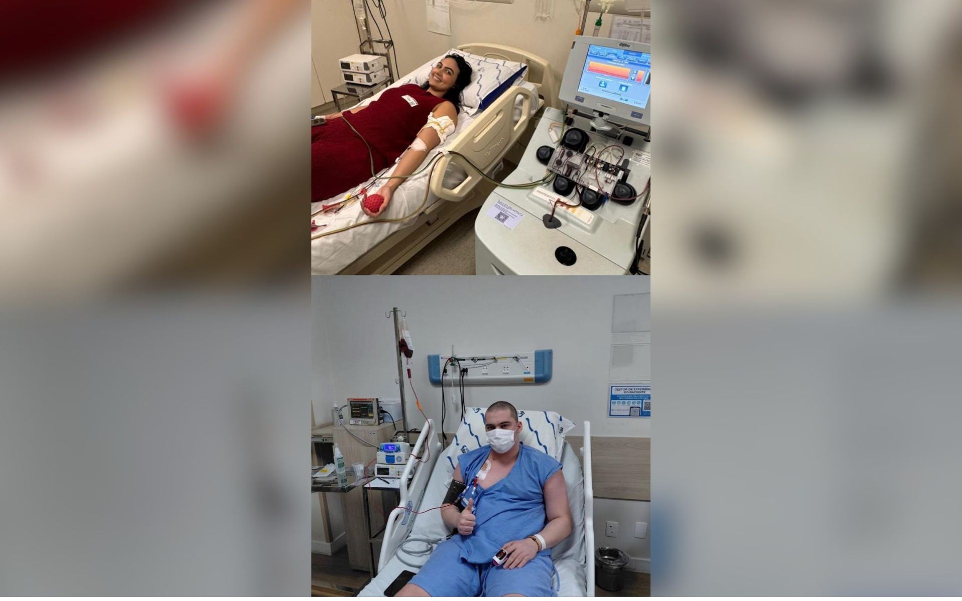 Jovem que recebeu medula óssea da prima após transplante lembra como descobriu leucemia há um ano