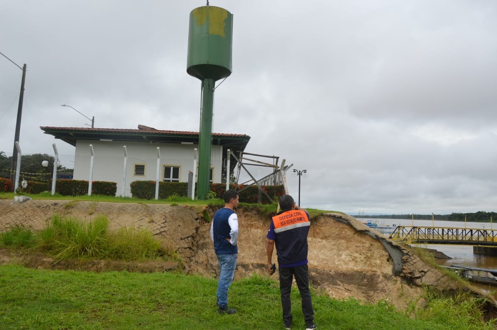 Porto de Boa Vista do Ramos interditado parcialmente &mdash; Foto: Divulga&ccedil;&atilde;o