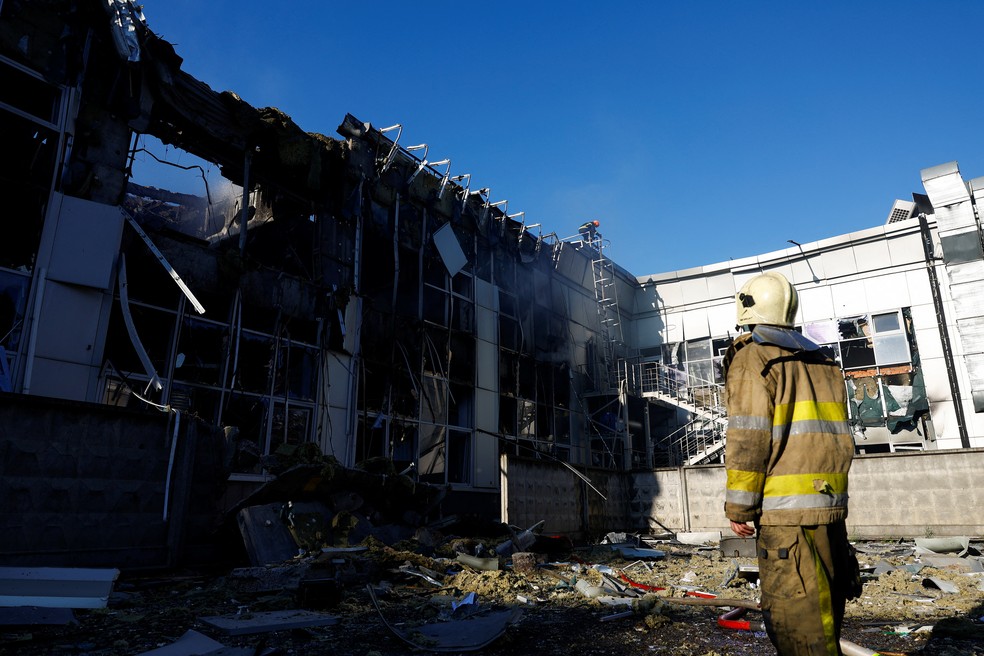 Ataque da Rússia na Ucrânia deixa 4 mortos — Foto: REUTERS/Valentyn Ogirenko