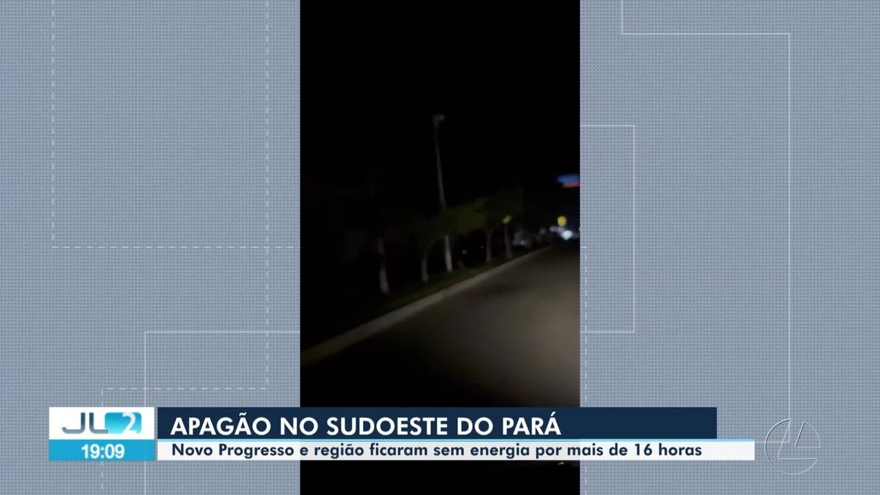 Apagão deixa Novo Progresso e distritos no Pará sem energia por mais de 16 horas