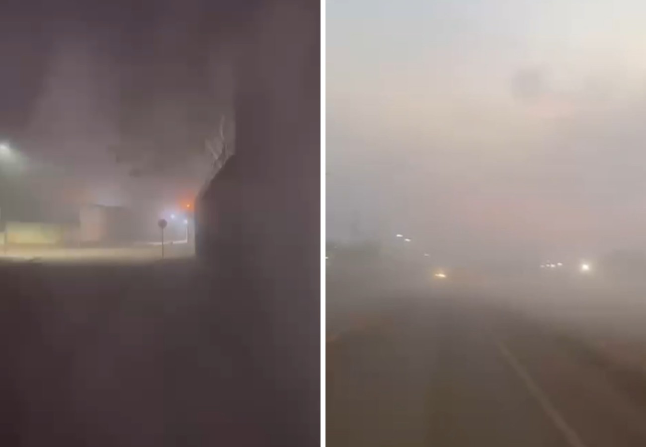 Poeira de indústrias de grãos cobre o céu e preocupa moradores no TO; VÍDEO