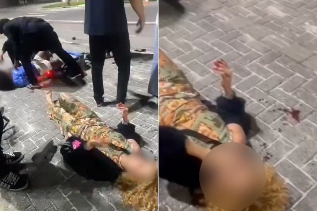 Motorista atropela mulheres em patinete no litoral de SP e foge sem prestar socorro; VÍDEO