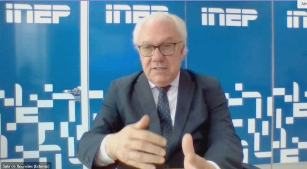 Manuel Palacios, presidente do Inep. — Foto: Reprodução/TV Globo