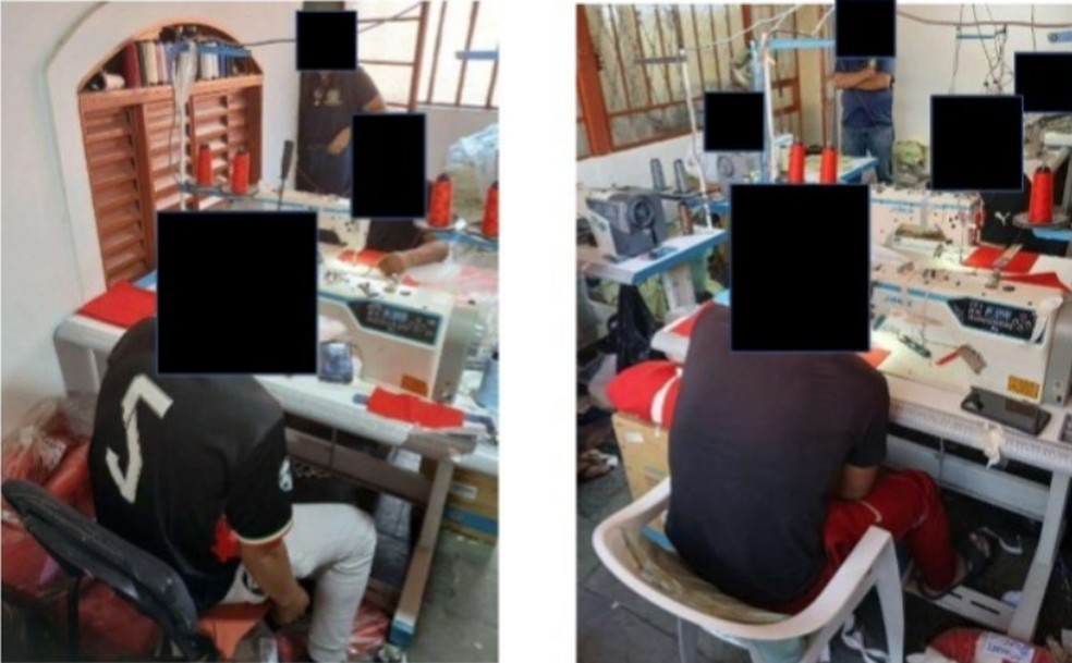 Imigrantes bolivianos são resgatados de trabalho análogo à escravidão em oficinas — Foto: Auditoria-fiscal do Trabalho/Secretaria de Inspeção do Trabalho (SIT)