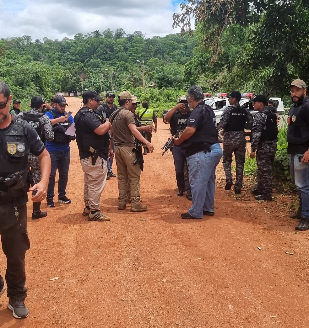 Ação foi realizada pela Polícia Civil de Mato Grosso e da Bolívia — Foto: Reprodução