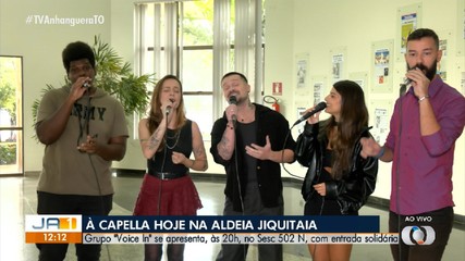 Grupo à capella Voice In se apresenta no Sesc da região norte neste sábado (11)