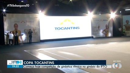 Copa de ginástica rítmica é realizada em Palmas