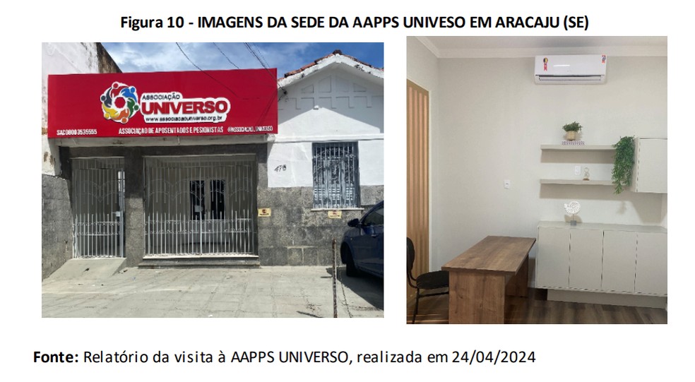 Sede da AAPPS no ano passado, quando foi vistorida pela AGU