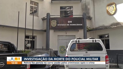 Perícia é realizada em carro usado por criminosos que assassinaram PM em Ananindeua