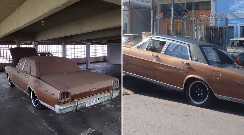 Homem reencontra carro que admirava na infância e o compra 30 anos depois; automóvel ficou 17 anos estacionado — Foto: Tiago Pacheco/Arquivo pessoal
