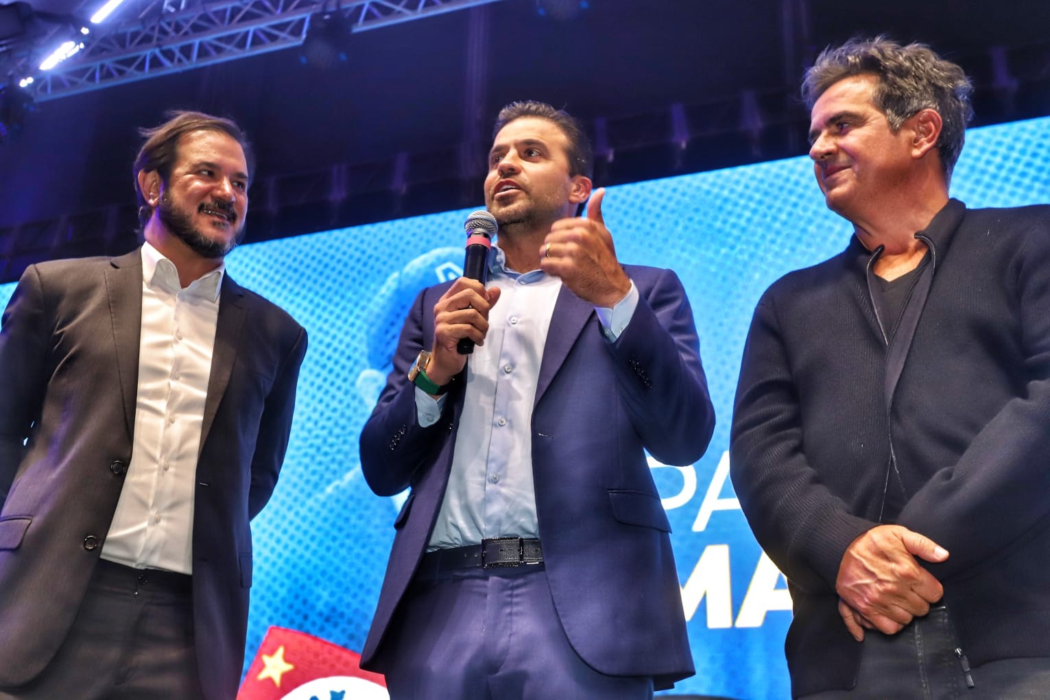 Inelegível, Pablo Marçal diz em ato de filiação ao PSD que está 'à disposição' do União Brasil para se candidatar