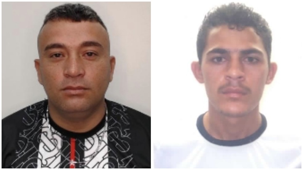 Fotos dos documentos dos dois. À esquerda, o Daniel da Silva nascido em Fortaleza e condenado; à direita, o Daniel da Silva nascido em Quixadá e preso injustamente — Foto: Reprodução