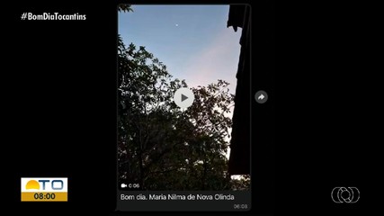 Telespectadora mostra registro do nascer do sol em Nova Olinda