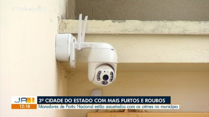 Porta Nacional é 3º cidade do Tocantins com mais furtos e roubos