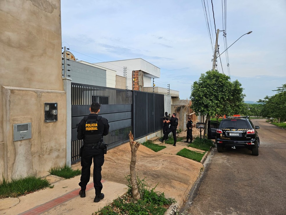 Operação foi deflagrada em Rondonópolis — Foto: Polícia Federal