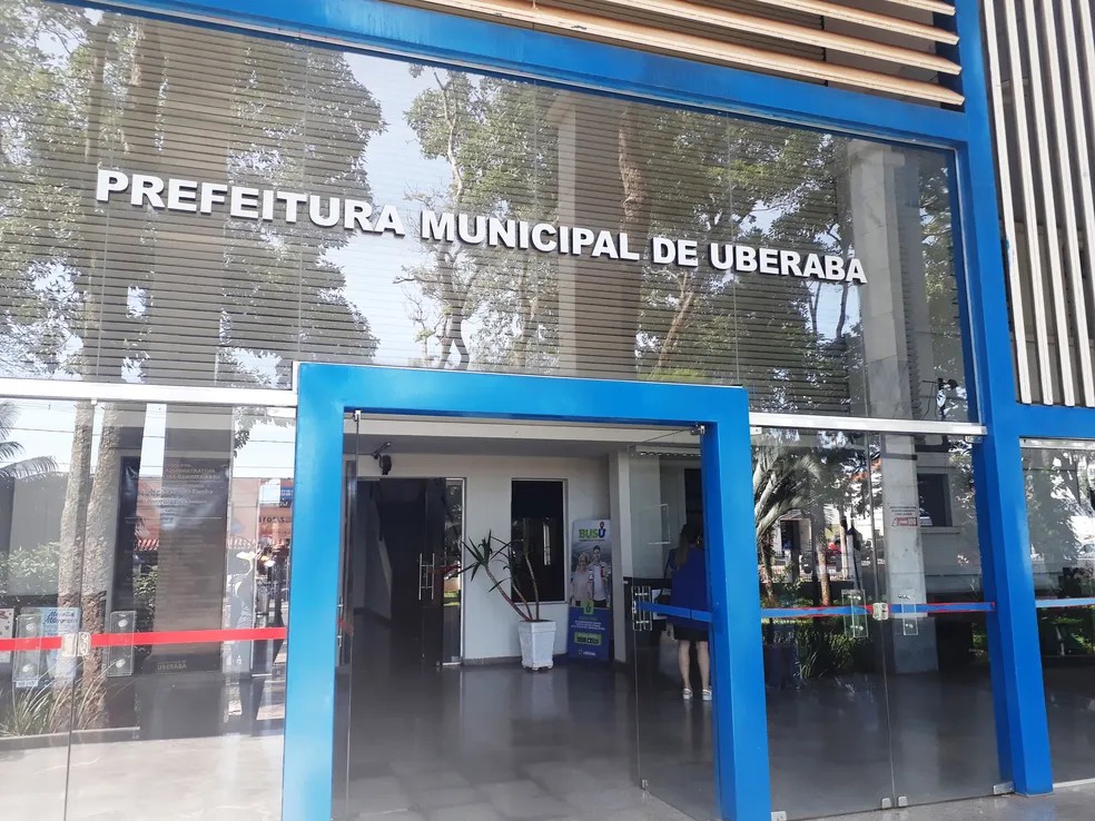 Sede da Prefeitura de Uberaba — Foto: Mariana Dias/g1