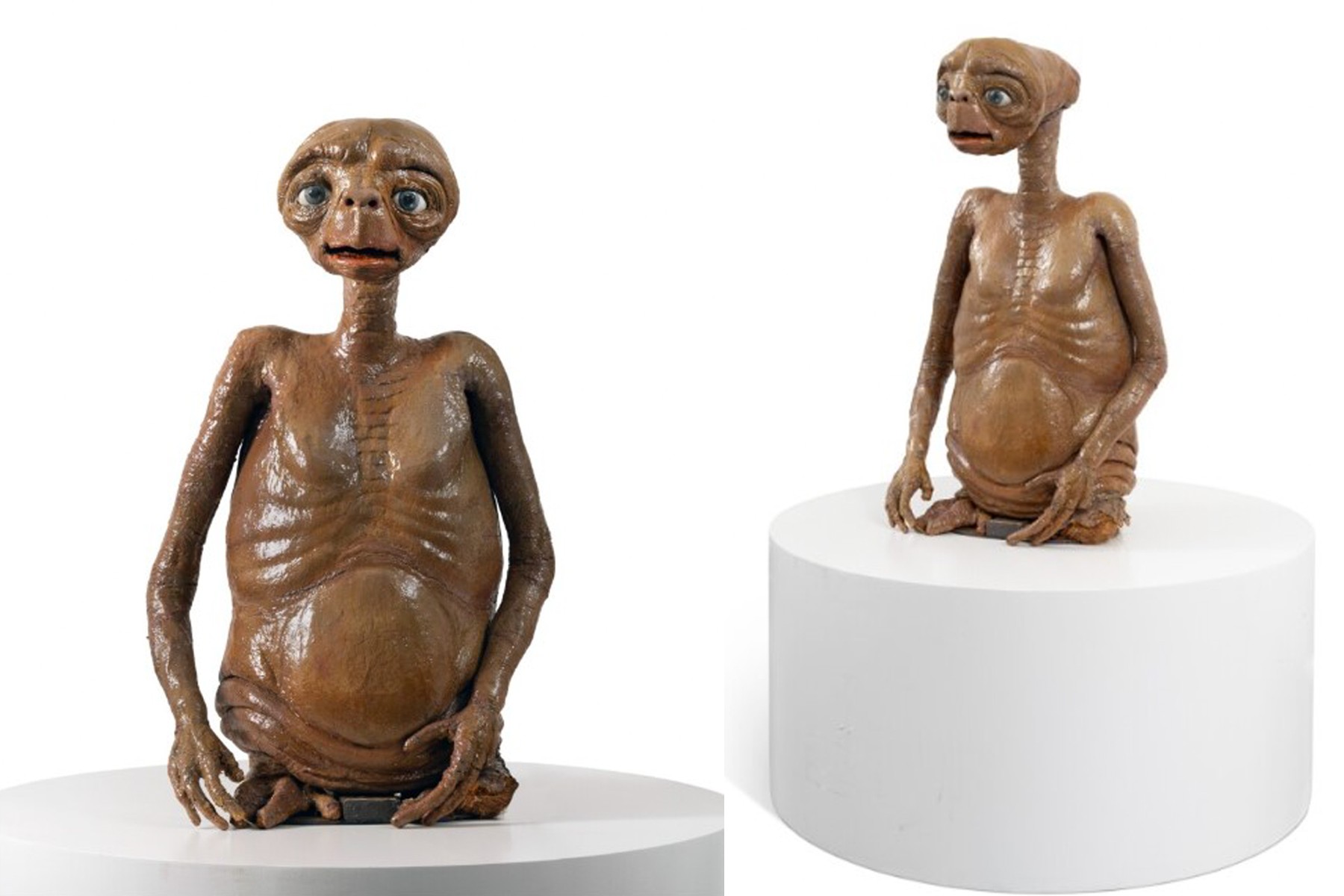 Com estimativa de valor milionário, boneco original de 'E.T.: O Extraterrestre' fica sem comprador em leilão