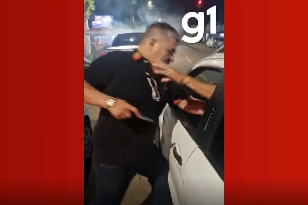VÍDEO: motorista por aplicativo é esfaqueado em briga por corrida em MT