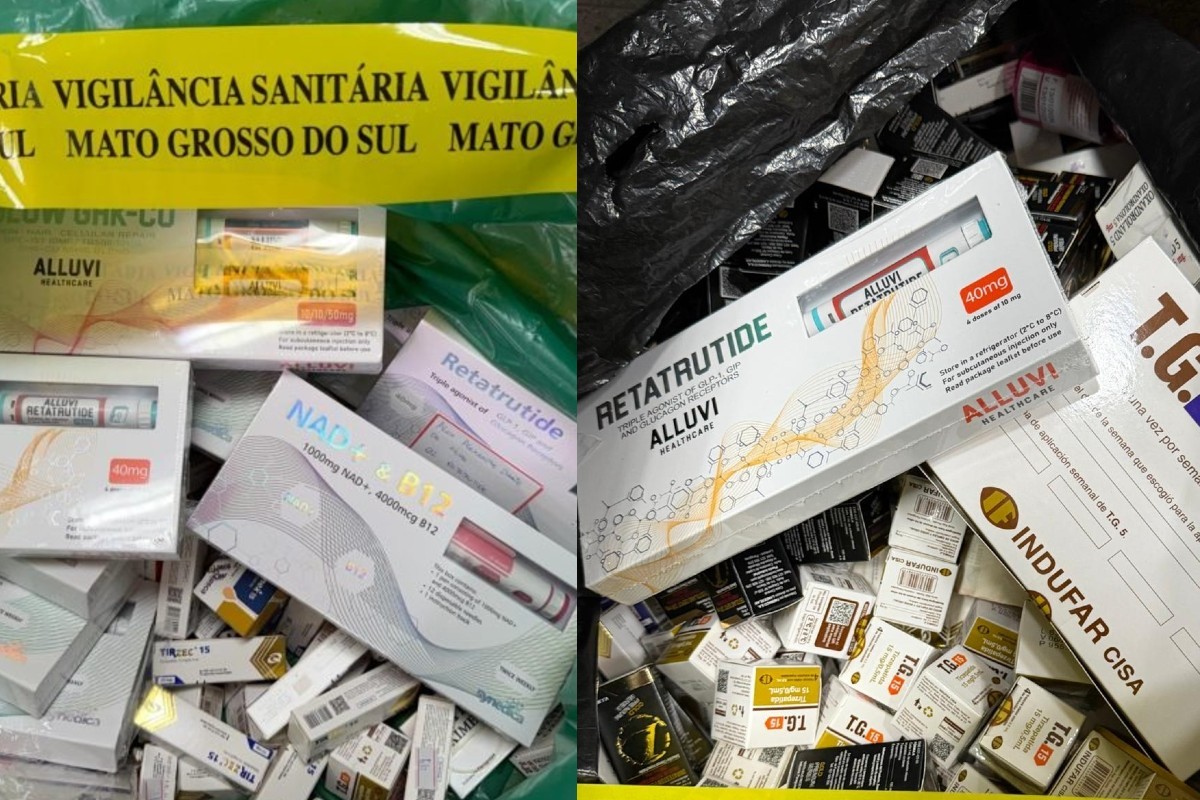 MS vai incinerar uma tonelada de 'canetas emagrecedoras' ilegais