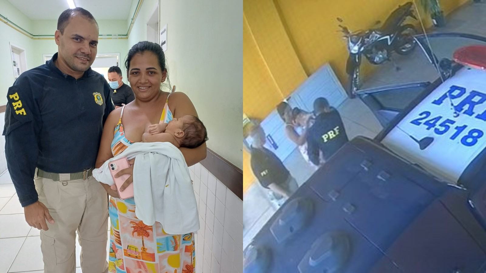VÍDEO: bebê de 1 mês é salvo por policial após se engasgar com leite materno no Piauí