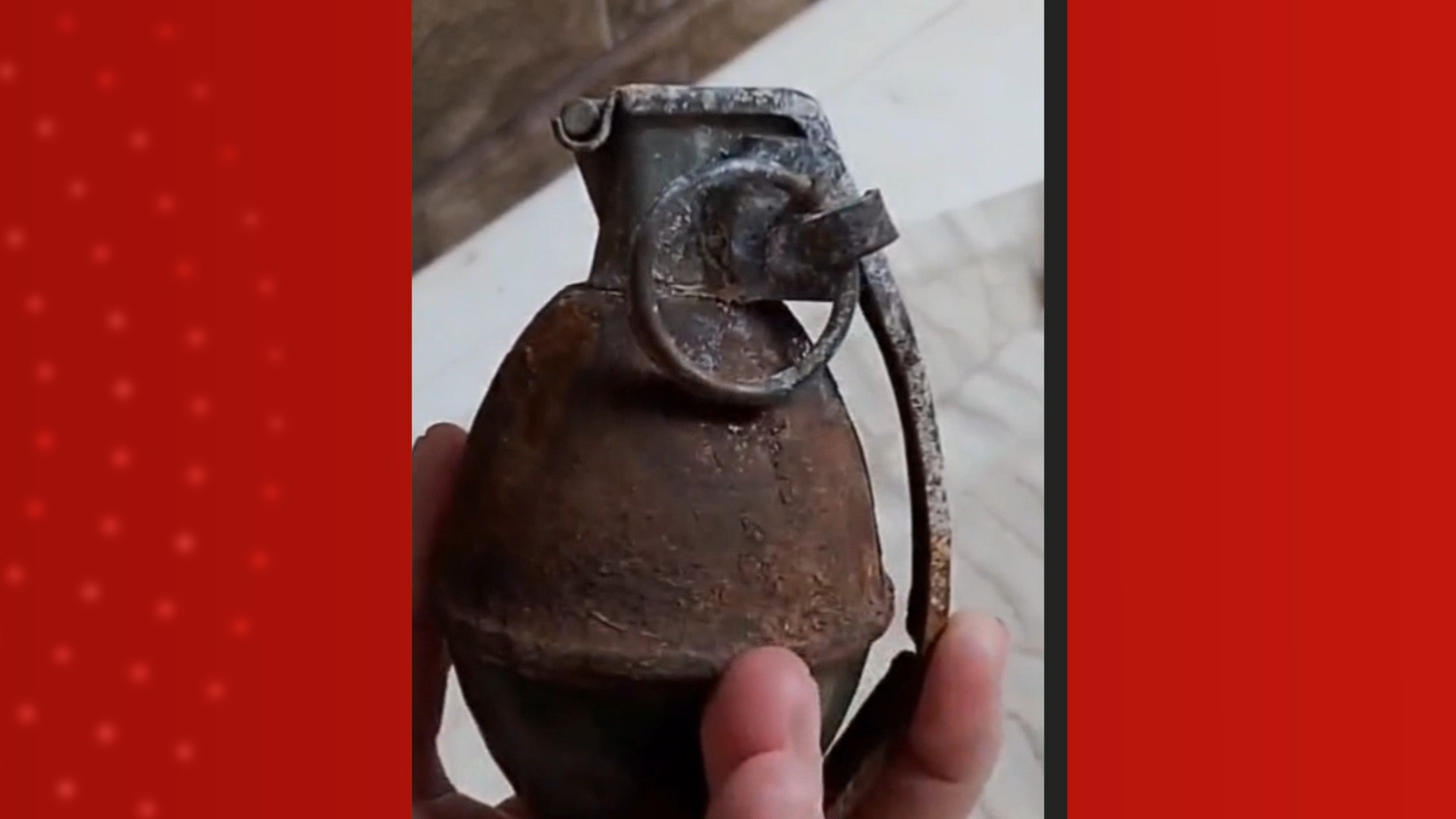 Granada é encontrada dentro de caixa jogada em lixeira no interior do Amazonas; VÍDEO