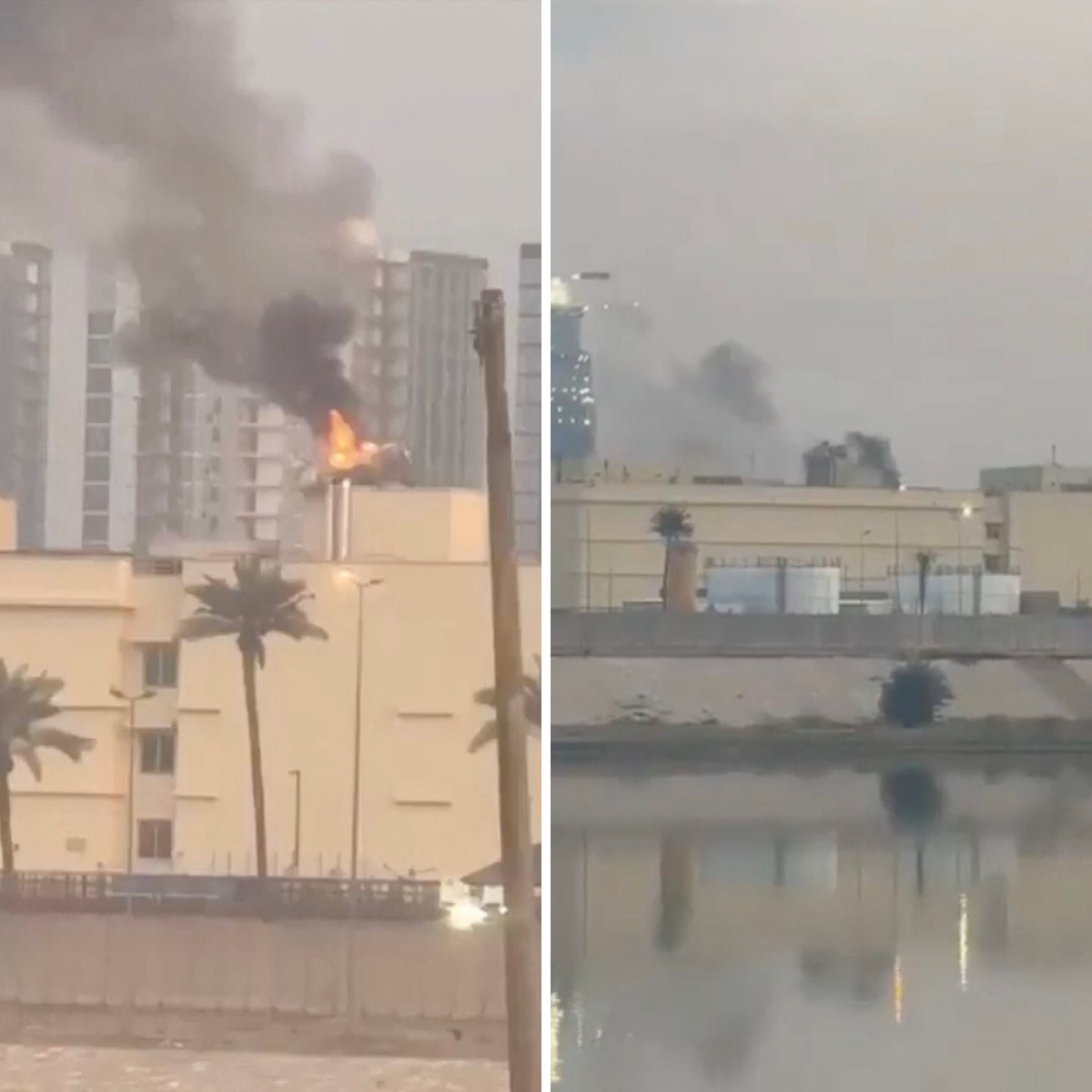 Embaixada dos EUA em Bagdá, no Iraque, é alvo de ataque com drones; Trump enviou mais 2,5 mil fuzileiros navais ao Oriente Médio