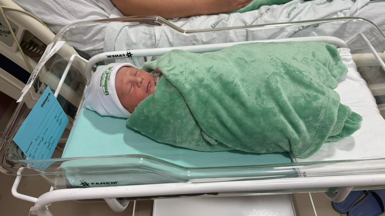 Bem-vindo, Henry! Primeiro bebê nascido em Bauru no ano de 2026 é um menino