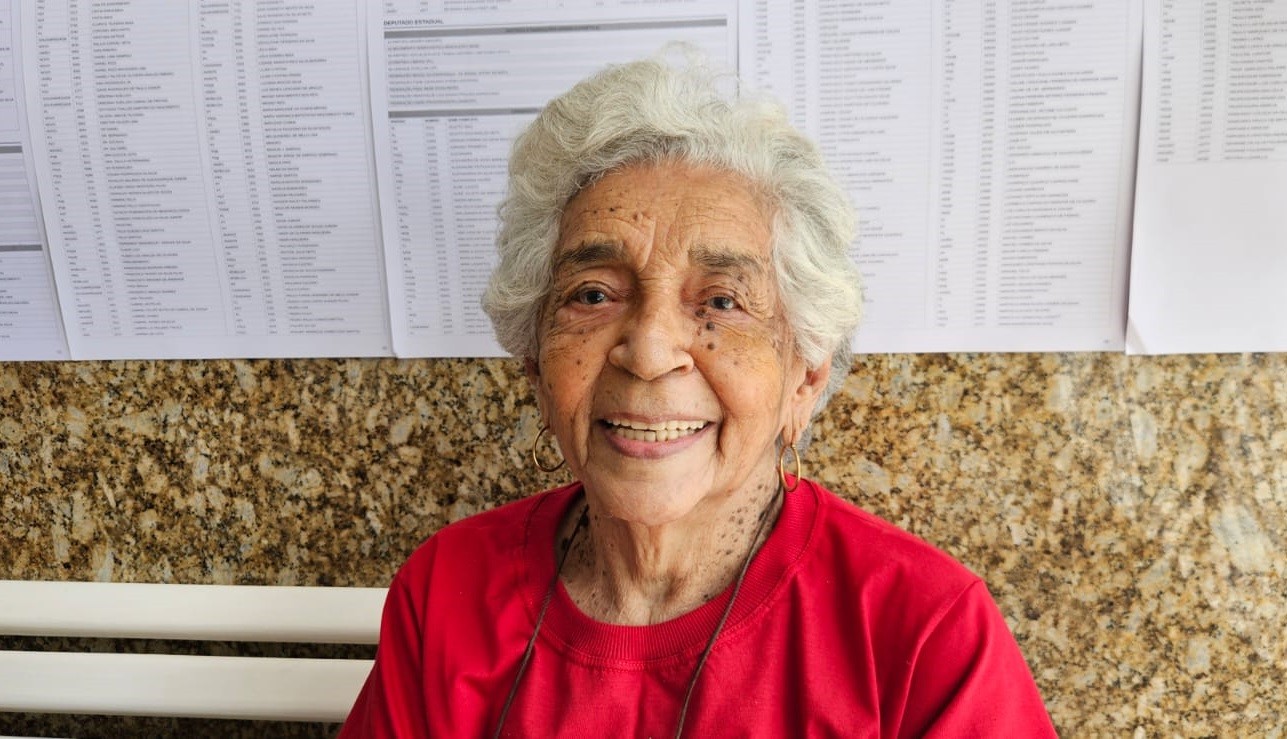Aos 96 anos, eleitora de Mossoró não abre mão de votar: 'Daqui a 4 anos venho de novo'