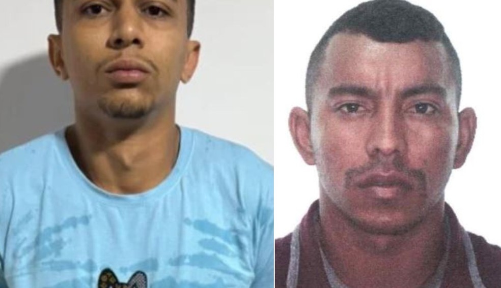 Aliados, José Witals  (esq.) e Márcio Jailton (dir.) estão presos e, segundo inquérito da polícia, disputam território com Gilberto Cazuza.  — Foto: Arte/g1