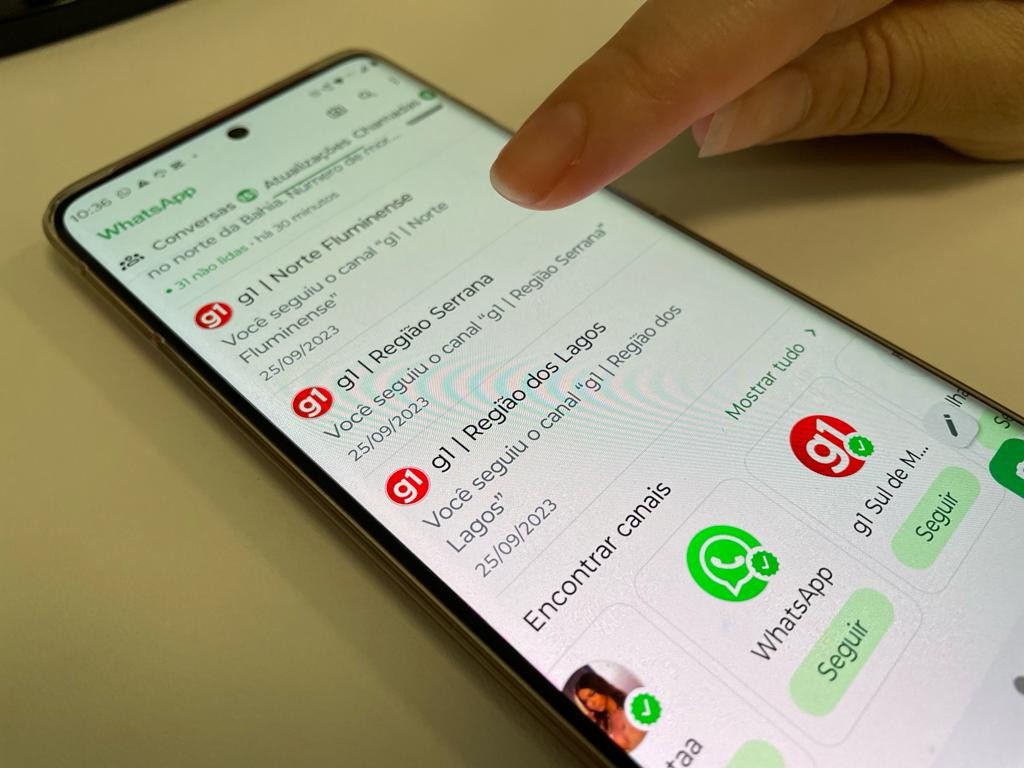 Canais no WhatsApp do g1: Receba no celular notícias das regiões dos Lagos, Serrana e Norte Fluminense