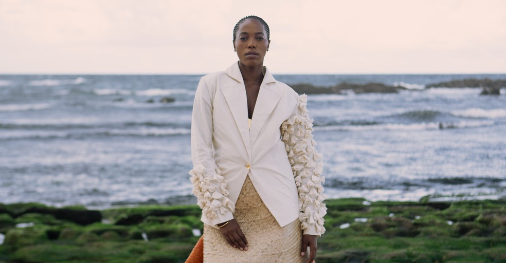 Feira gratuita de moda, arte e cultura é sediada no Palacete Tira Chapéu, em Salvador — Foto: Luan Telles