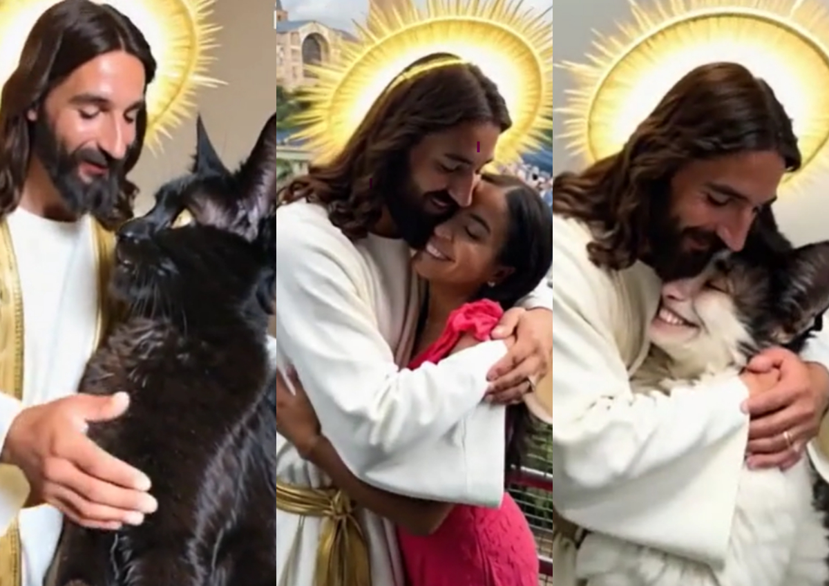 Pixverse: trend de 'abraço em Jesus' viraliza nas redes com bug que 'humaniza' pets; veja como fazer