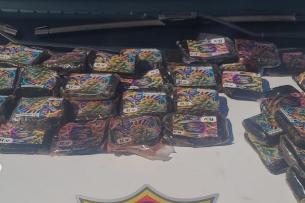 Homem foi preso em flagrante por tráfico de drogas em Boituva (SP) — Foto: Reprodução/Polícia Rodoviária