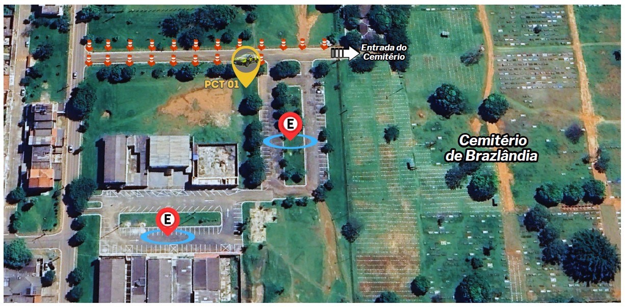 Homem mata companheira e é preso após tentar se esconder em cova de cemitério no DF