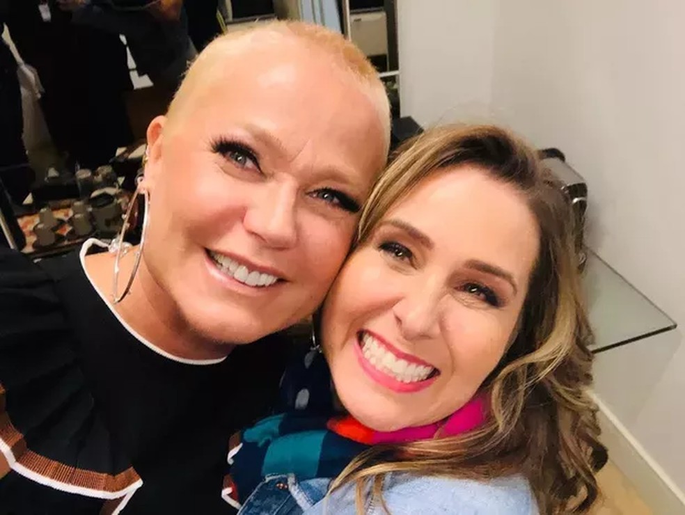 Xuxa e a ex-paquita Andrea Sorvet&atilde;o &mdash; Foto: Reprodu&ccedil;&atilde;o