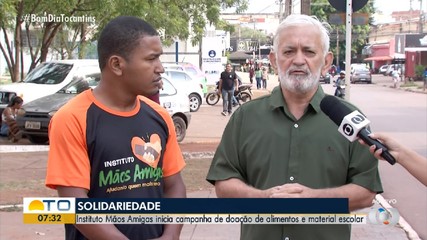 Campanha arrecada alimentos e materiais escolares para famílias em vulnerabilidade social