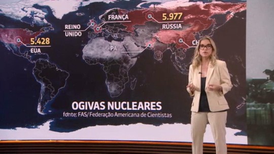 EUA podem aumentar seu arsenal nuclear, diz diretor do Conselho Nacional de Segurança - Programa: Jornal GloboNews Edição das 16h 