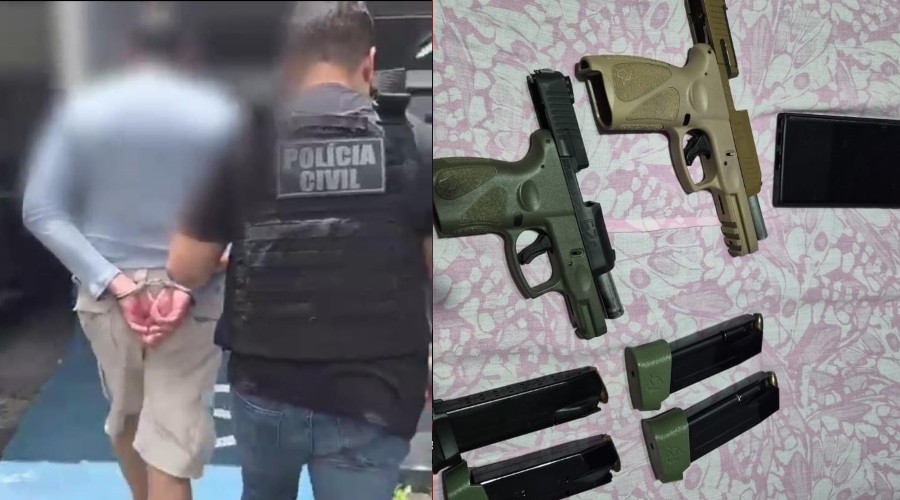 Homem que sacou arma e ameaçou ex é preso 5 dias após o crime em Manaus