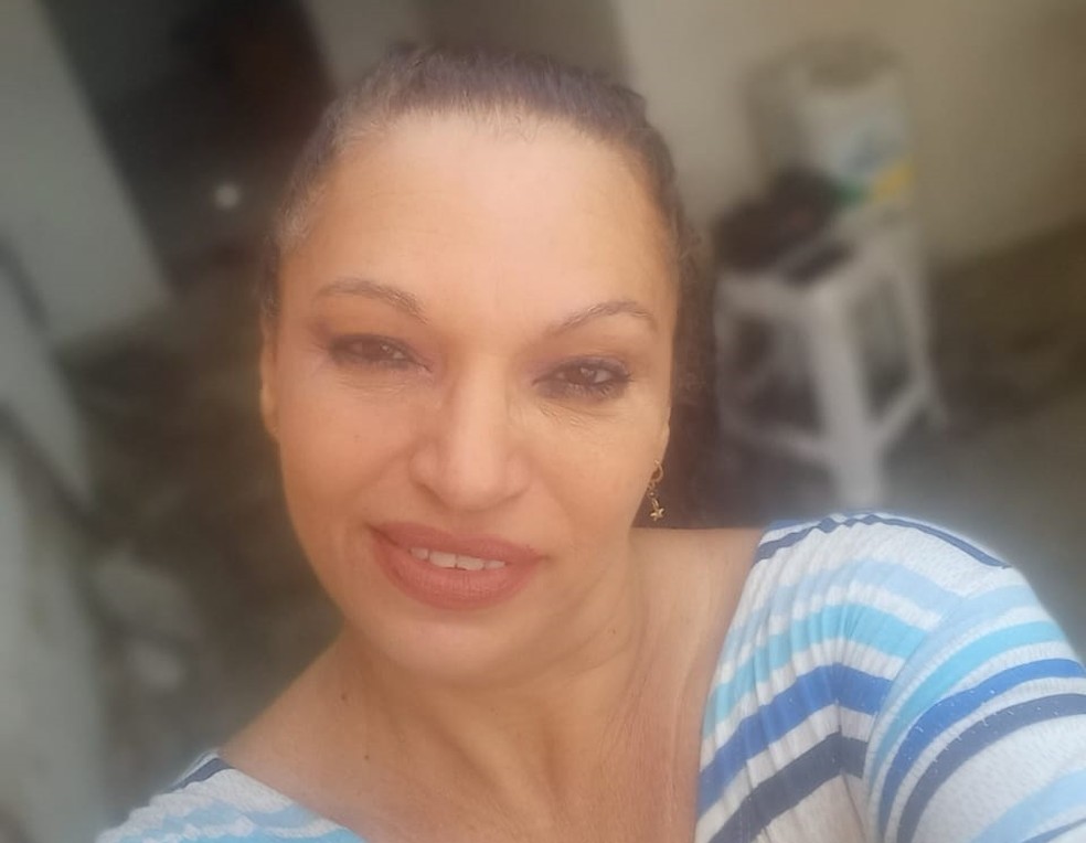 Rita de Cássia Augusta falou com a família por ligação, pela última vez, na segunda-feira (10). — Foto: Ana Paula Augusta/Arquivo pessoal