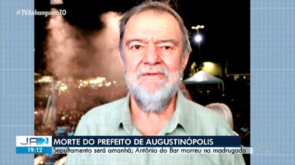 Sepultamento do prefeito de Augustinópolis será nesta sexta-feira (24); saiba mais