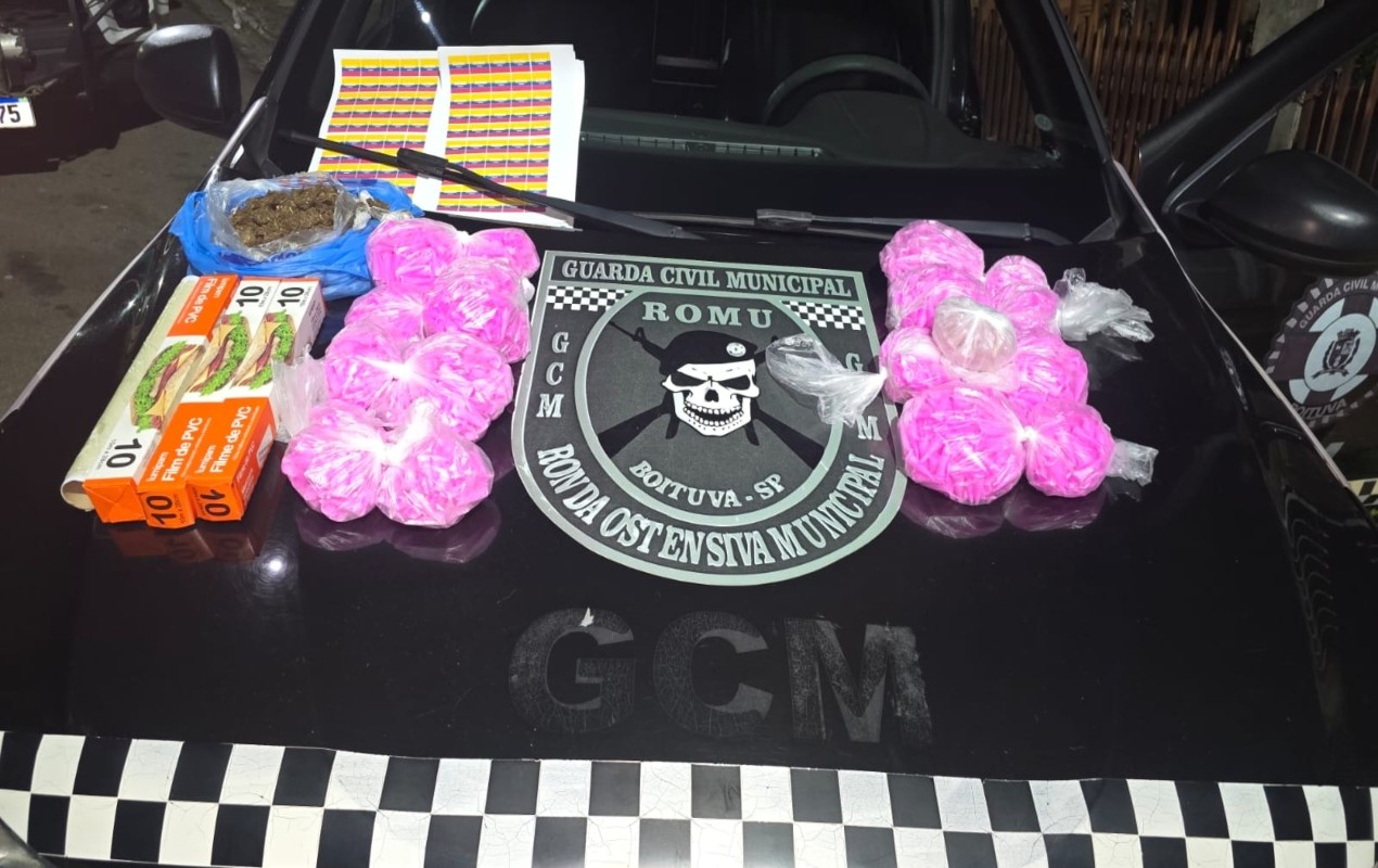 GCM apreende mais de 2 mil porções de droga em ‘casa bomba’ encontrada em Boituva