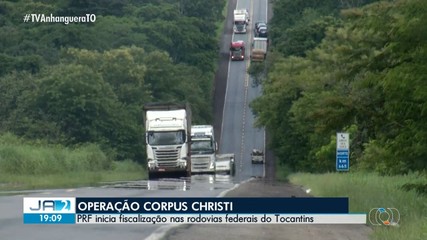 PRF inicia a fiscalização nas rodovias durante a Operação Corpus Christi