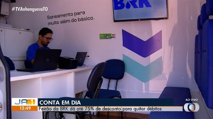 Consumidores podem negociar dívidas com até 75% de desconto em feirão da BRK