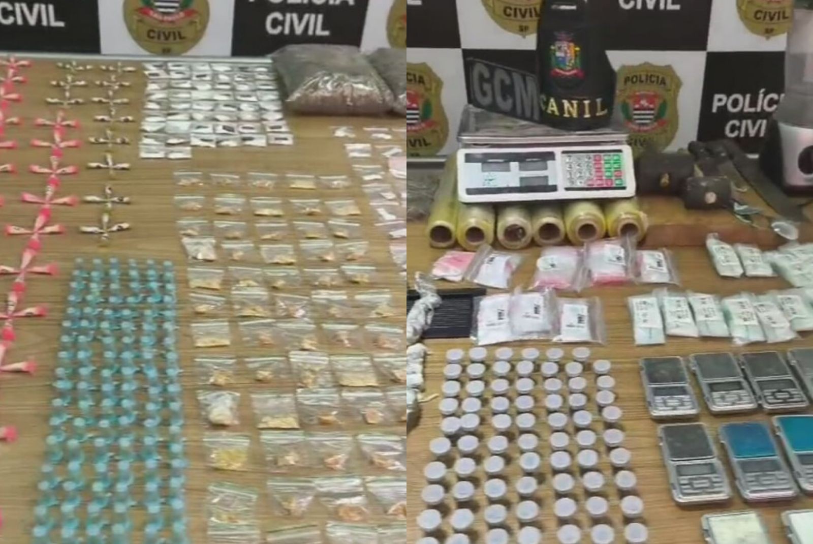 Operação da Polícia Civil prende suspeito e apreende grande quantidade de drogas em Itapetininga