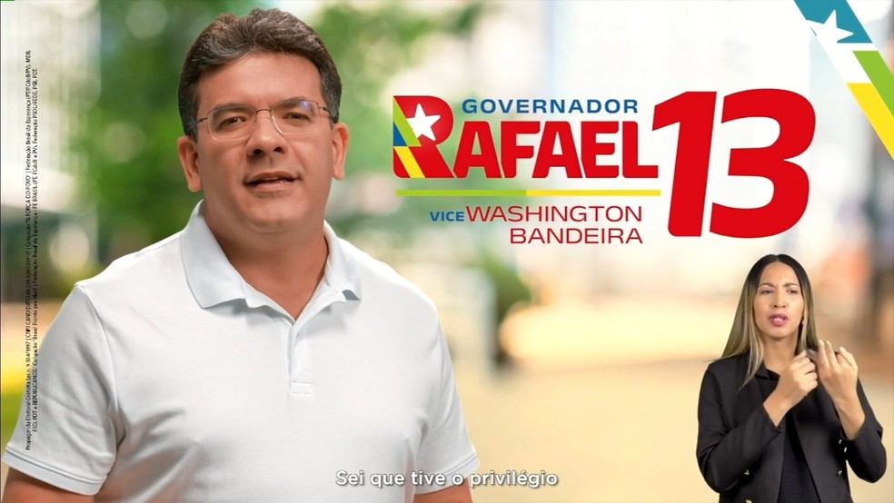 Elei&ccedil;&otilde;es 2026: Primeiro hor&aacute;rio eleitoral de Rafael Fonteles (PT) nesta sexta-feira (28) &mdash; Foto: Reprodu&ccedil;&atilde;o