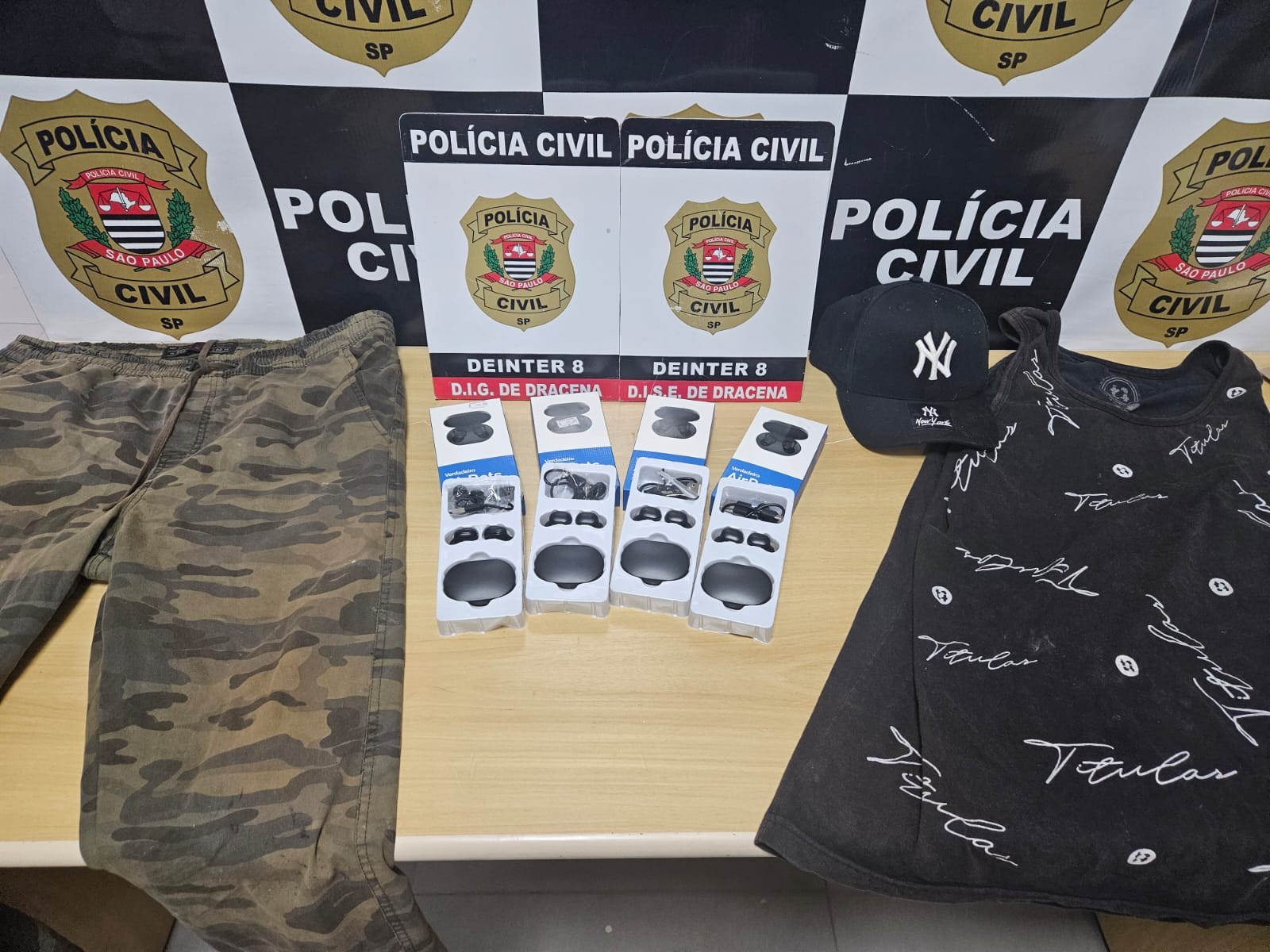 Ao distrair funcionários e furtar itens, casal é identificado e objetos são recuperados em Dracena