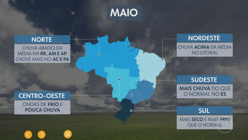 Região Norte tem alerta de chuvas intensas e Sul terá massa de ar frio;  veja previsão do tempo para a semana, Meio Ambiente