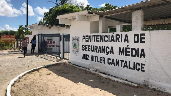 Penitenciária de Segurança Média Juiz Hitler Cantalice, em João Pessoa, na Paraíba — Foto: Walter Paparazzo/G1