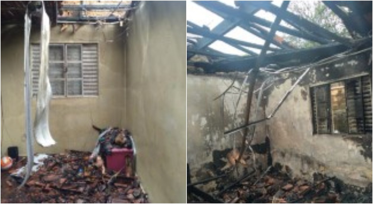 Homem é resgatado de casa em chamas após tentar recuperar pertences; ex é suspeita de ter causado incêndio 